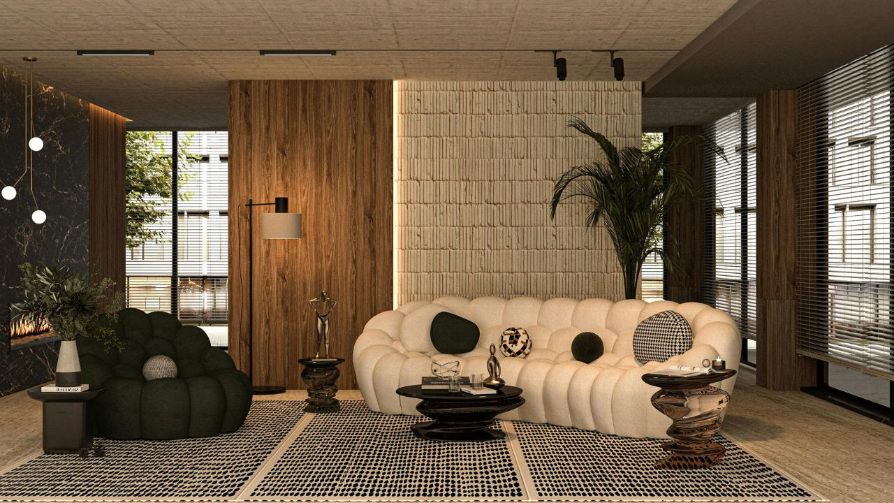 Swing Arm Floor Lamp