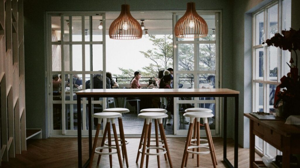 Slate Rooftop Bar Setup