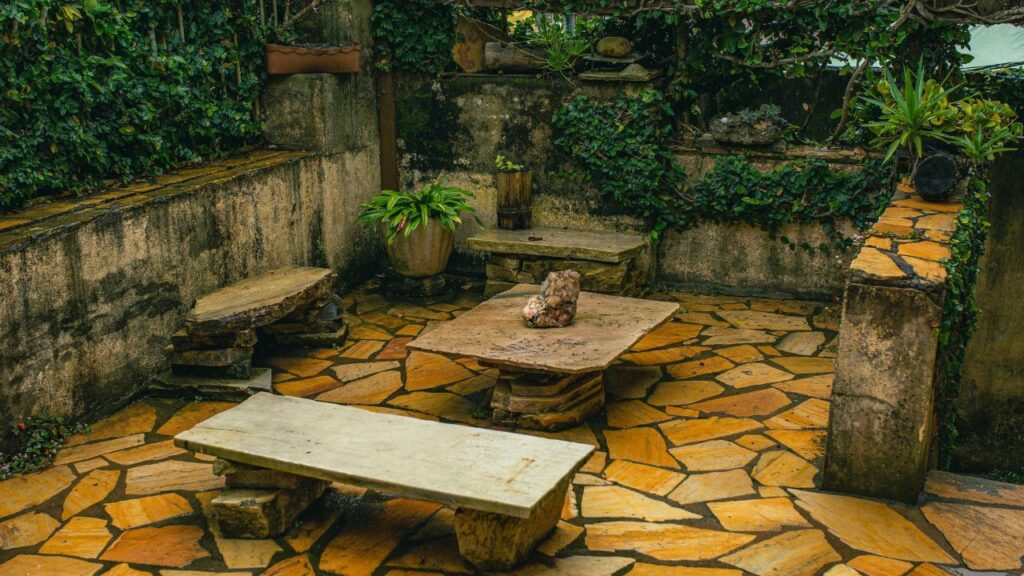 Pool Room Bar with Slate Accents