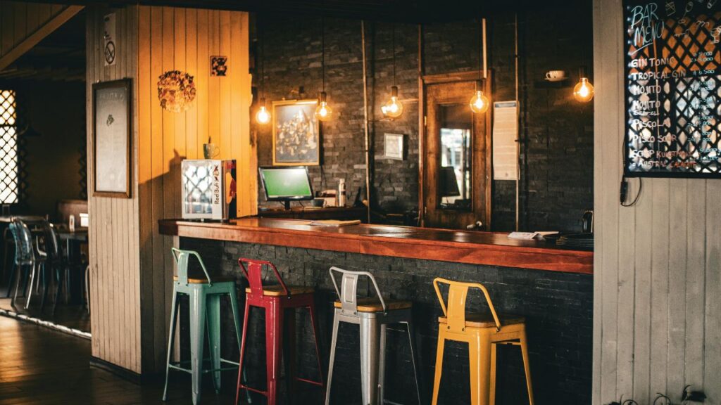 Rustic Wooden Frame with Slate Tabletop