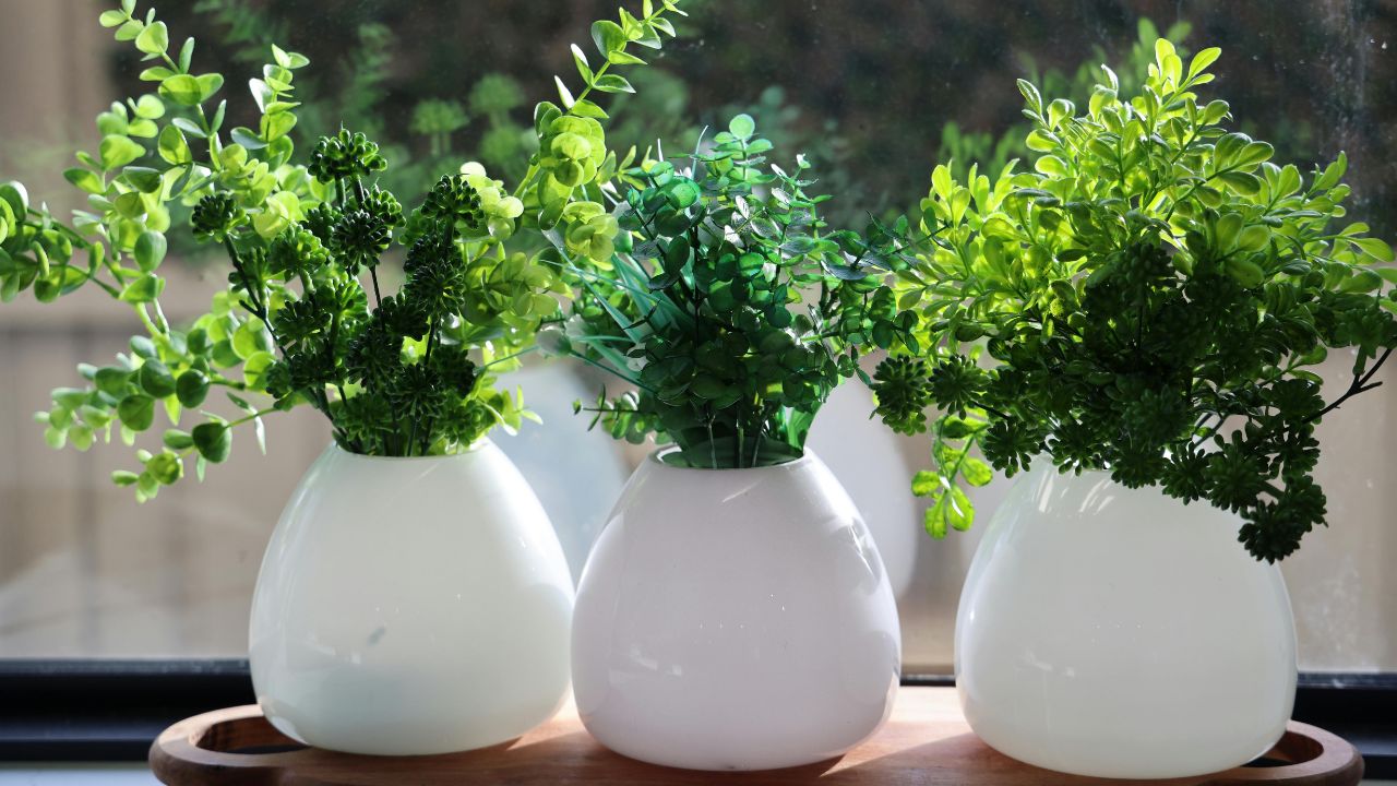 Milk Glass Vases