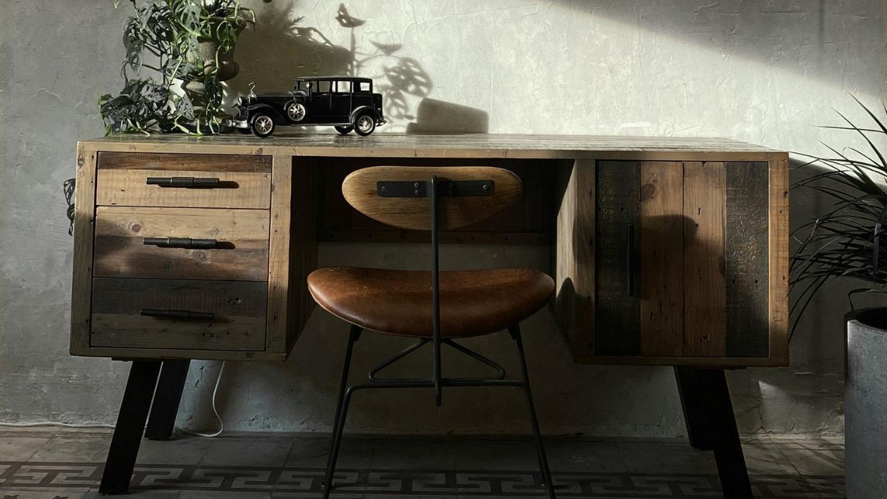 rustic desk