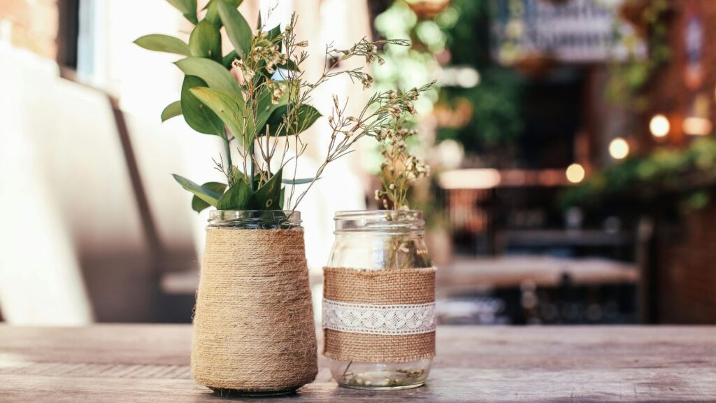 Mason Jar Floral Centerpieces for Parties and Events